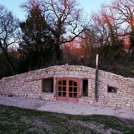 Maison Terre Les Cabanes De Fallot - Sauna Bain-Froid Piscine Naturelle L'isle-Bouzon Exterior foto